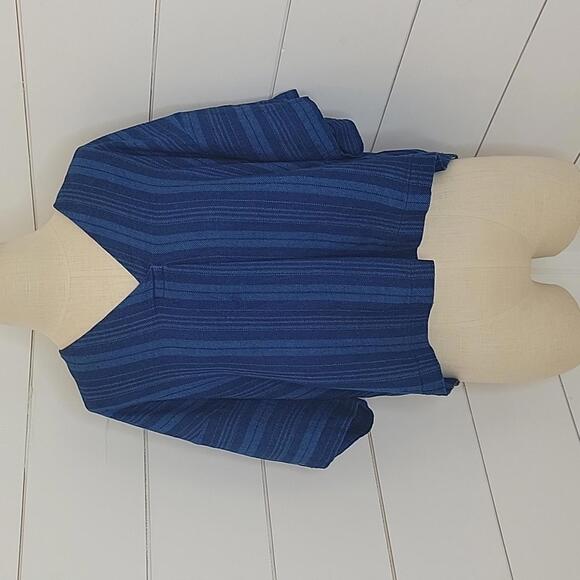 NWT Levi's small blue cotton pullover top - Picture 2 of 6